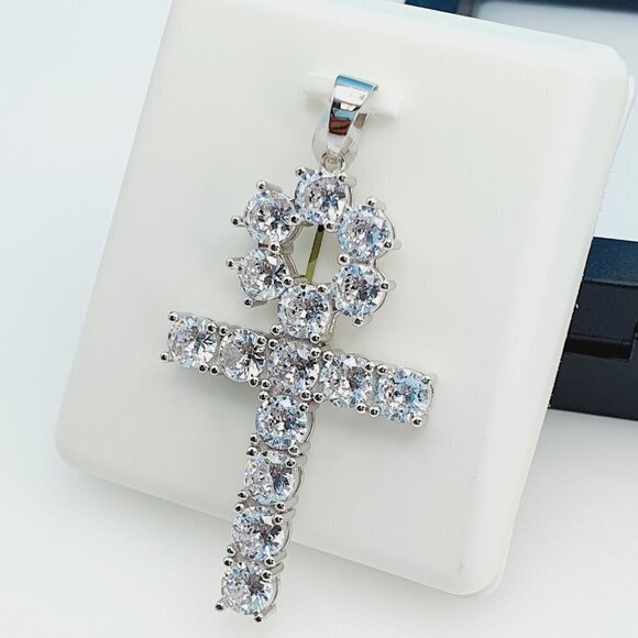 "925 Sterling Silver Cubic Zirconia Pendant, UU1P6A6025 - Picture 8 of 10